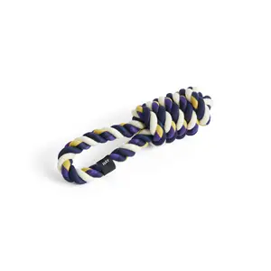 Hay - Hundelegetøj - Dogs Rope Toy - Blue, purple, ochre 