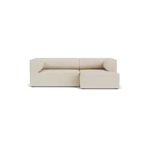 Audo Copenhagen - Eave 96, 2-Seater, Configuration 5, Upholstered With PC2T, EU - HR Foam, 0018 (White), Moss, Moss, Sahco, Kvadrat