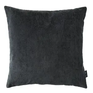 Louise Smærup - Pude Corderoy - Dark Grey (65x65 cm)