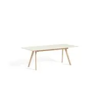 HAY - CPH30 Extendable Table - L200/400 - Off White Linoleum/Matlakeret ben