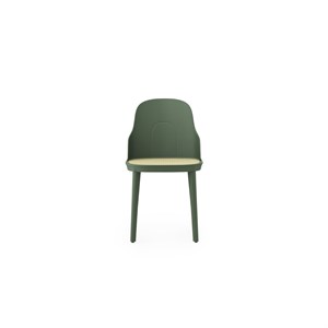 Normann Copenhagen - Allez Stol Molded Wicker Seat Oak  - Park Green