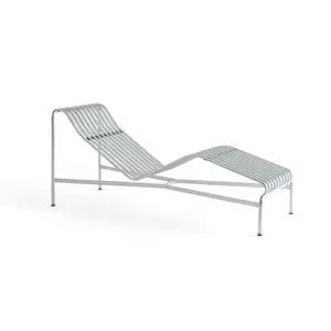 Hay Solseng - Palissade Chaise Longue - Solseng - Galvaniseret  - hot galvanised