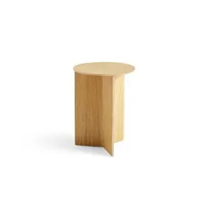 Hay bord - Slit table Wood - High oak