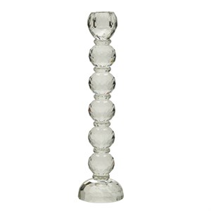 Margit Brandt - Ikonisk Lysestage - Clear - H29 cm