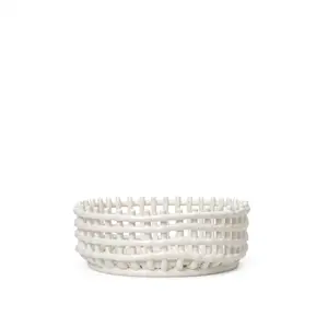 Ferm Living - Skål i keramik/Ceramic Centerpiece - Off-White