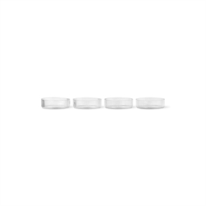 Ferm Living - Ripple Serveringsskåle - Sæt af 4 - Clear