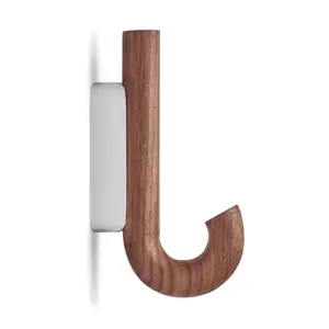 Gejst - Hook mini knage - Walnut Chrome