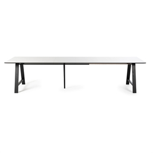 Andersen furniture - T1 Udtræksbord - Sort, hvid laminat - 220 x 72,5 cm