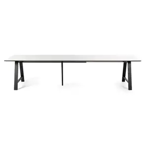 Andersen furniture - T1 Udtræksbord - Sort, hvid laminat