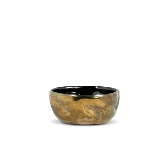 DutchDeluxes - Dented Bowl - Skåle - Sæt med 2 Large - Platin