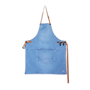 DutchDeluxes - Forklæde - BBQ Style - Washed Indigo Denim