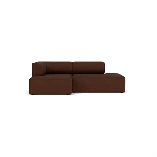 Audo Copenhagen - Eave 96, 2-Seater, Configuration 7, Upholstered With PC0T, EU - HR Foam, 08 (Bordeaux), Audo Bouclé, Audo Bouclé, Audo