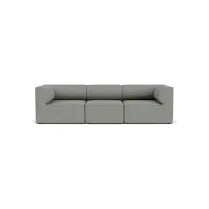 Audo Copenhagen - Eave 96, 3-Seater, Configuration 2, Upholstered With PC3T, EU - HR Foam, 0012 (Blue), Safire, Safire, Sahco, Kvadrat