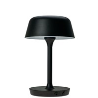 Dyberg Larsen - Valencia opladelig bordlampe, sort
