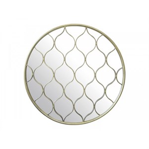 Chic Antique - Spejl med dekor - Ø 85 cm