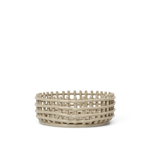 Ferm Living - Skål i keramik/Ceramic Centerpiece - Cashmere