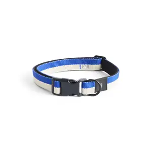 Hay - Hundehalsbånd - Dogs Collar Flat - Blue, off white - S/M