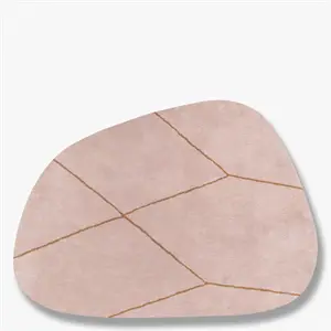 Mette Ditmer - SHAPE GULVTÆPPE SMALL, POWDER ROSE