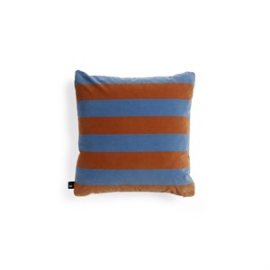 Image of HAY - velourpude - Soft Stripe Cushion - Soft blue