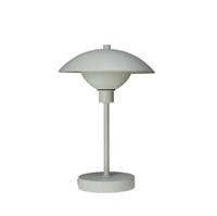 Dyberg Larsen - ROMA genopladelig bordlampe, hvid