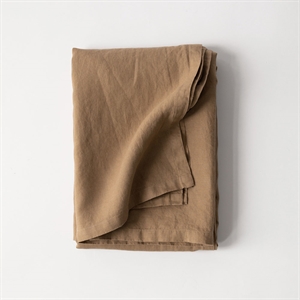 Tell Me More - Table cloth linen 175x175 - hazelnut