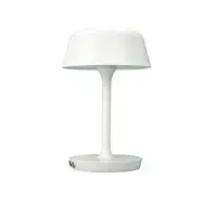 Dyberg Larsen - Valencia opladelig bordlampe, hvid