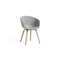 HAY stol - AAC22 - Ben i matlakeret eg/skal i concrete grey