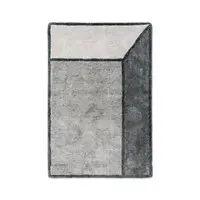 Rug Solid - Tæppe bambussilke, illusion grey - 140x200 cm.