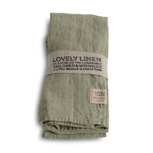 Lovely Linen - Stofserviet, Avocado