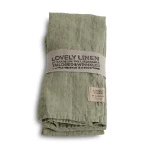 Lovely Linen - Stofserviet, Avocado