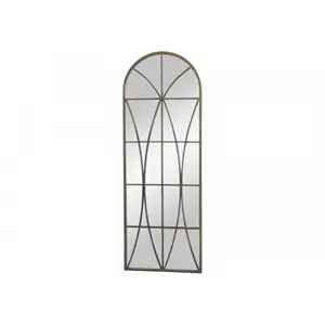 Chic Antique - Spejl med bue i messing