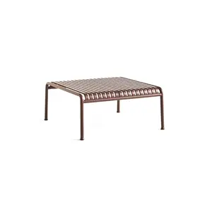 HAY havebord - Palissade Loungebord - lav - Rød - Iron red - H38 X W81 X L86 - Low table