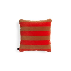 Image of HAY - velourpude - Soft Stripe Cushion - Rød