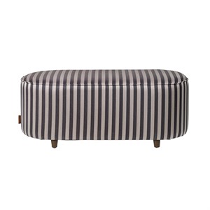 Cozy Living - Effie Bench - Striped grey