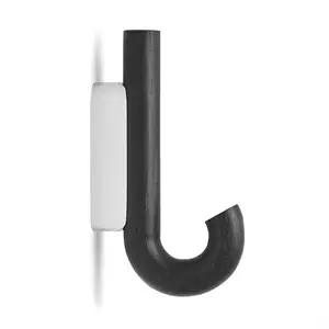 Gejst - Hook mini knage - Black Oak Chrome