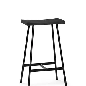 Andersen furniture - HC2 Barstol - Sort eg, sort stel