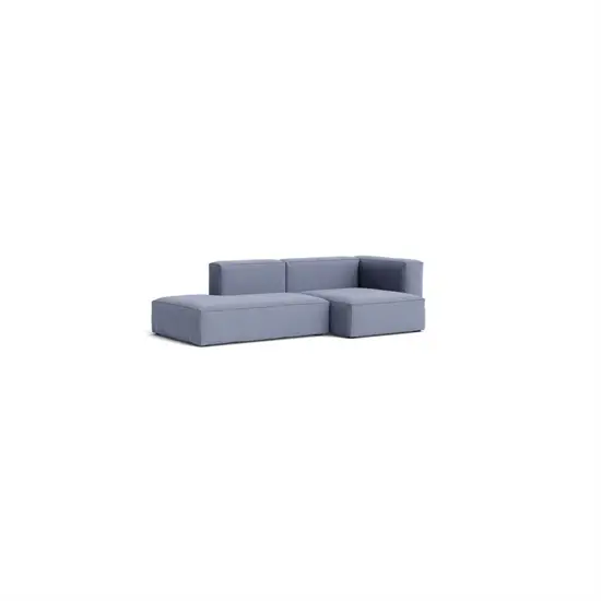 Moderne grå sofa med 2,5-sæder og chaiselong. Blød polstring og minimalistisk design.