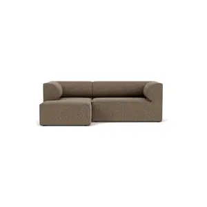 Audo Copenhagen - Eave 86, 2-Seater, Configuration 6, Upholstered With PC3T, EU - HR Foam, 0001 (Black), Safire, Safire, Sahco, Kvadrat