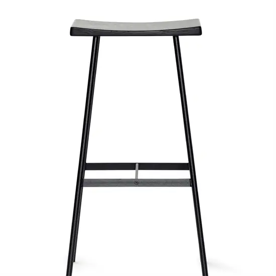 Andersen furniture - HC2 Barstol - Sort eg, sort stel