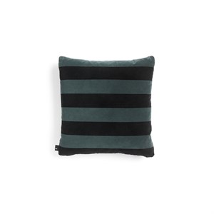 Image of HAY - velourpude - Soft Stripe Cushion - Hunter