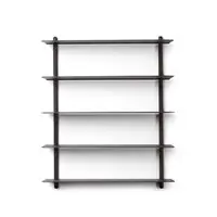 Gejst - Nivo E, shelf large - Sort/sort eg