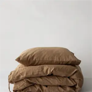 Tell Me More - Duvet cover linen 150x200 - hazelnut