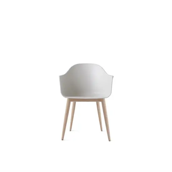 Audo Copenhagen - Harbour Dining Chair, Neutral eg, Lysegrå sæde