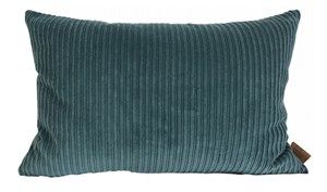 Image of Skriver Collection - Fløjlspude - Fancy Cotton - Velvet Turkis