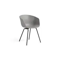 Hay - Stol AAC26 - Beton grå med sorte ben - about a chair AAC26