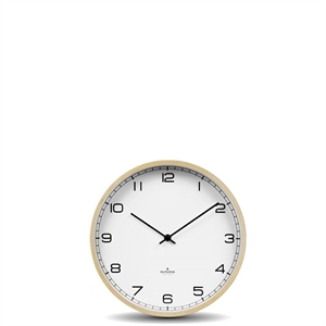 Huygens - vægur - Wood - Ø25 cm (med tal)