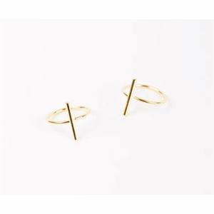 Image of Jukserei - Iris Twist Earring - Guld