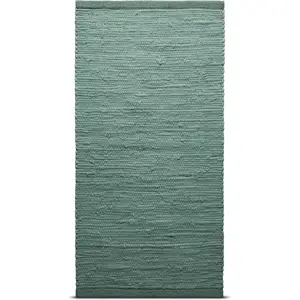 Rug Solid - Bomuldstæppe, jade - 140x200 cm.