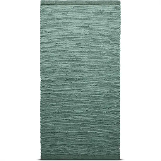 Rug Solid - Bomuldstæppe, jade - 65x135  cm.