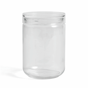 Image of HAY - Glaskrukke - "Japanese Glass Jar" - Clear - XL